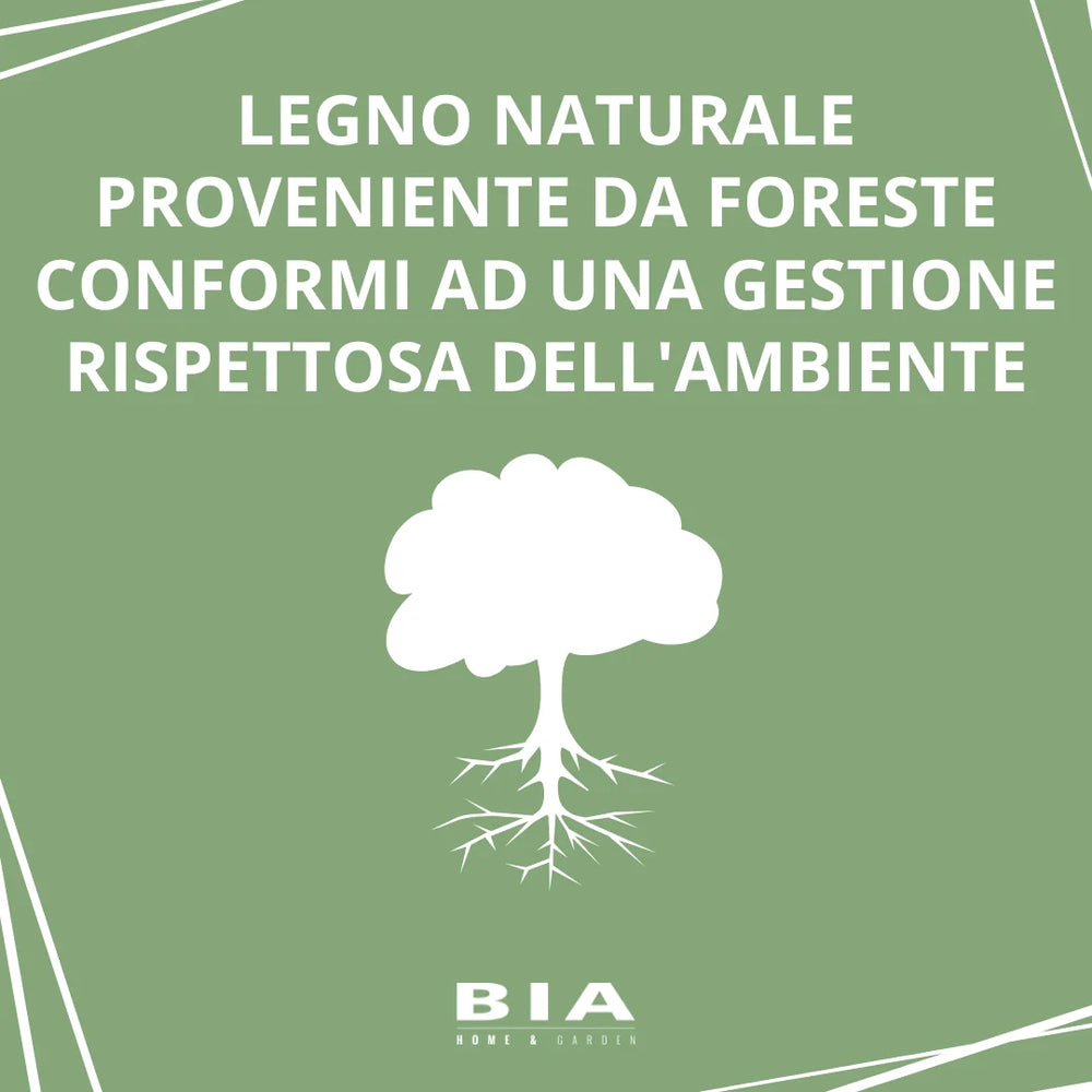 Pergola per Auto in Legno Termotrattato 3 x 5 m -