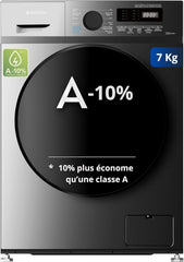 Lave-linge frontal GEDTECH GLL71200BL - 7 Kgs - 1200 tr/mn - 16 programmes - Eco - Intensif - Rapide – Très Faible conso