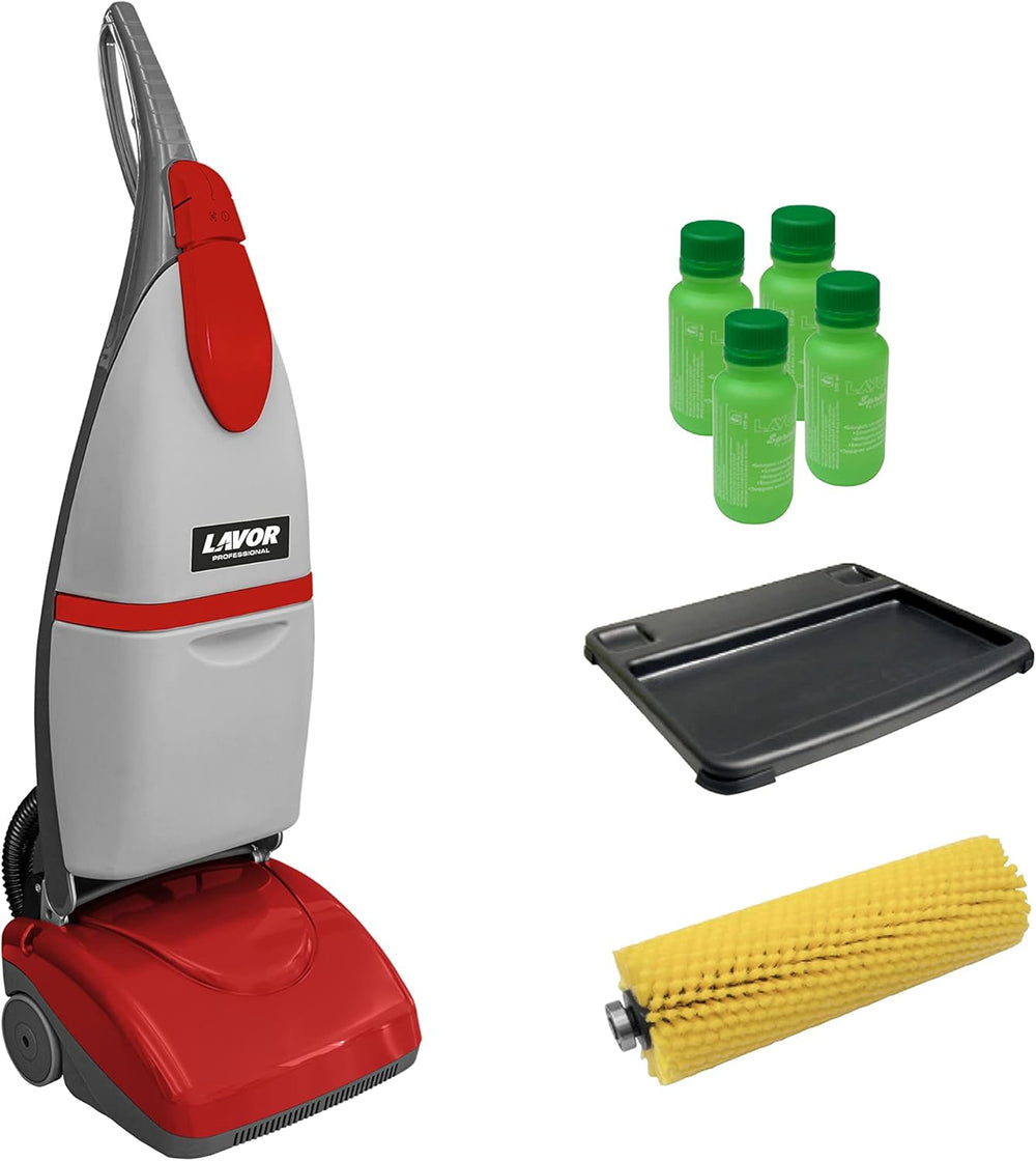 Lavor Autolaveuse Eau Chaude Crystal Clean Lave avec Eau Chaude à 90°C max 1000 Watt Rendement horaire max. 1015 mq/h 4 Bouteilles de détergent incluses
