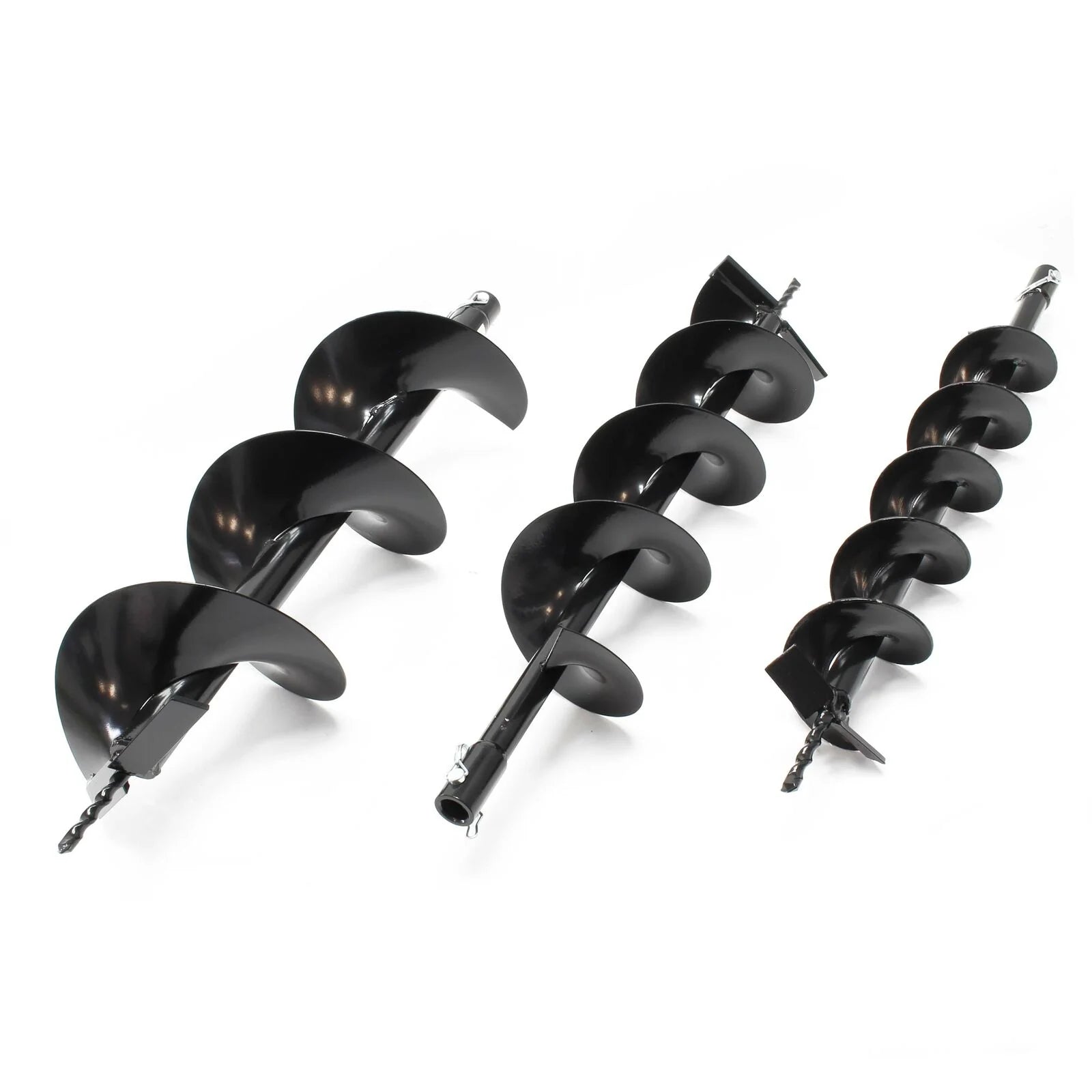 Tarière thermique en set 63,3 ccm 3 cv foret 100 mm 150 mm 200 mm perceuse sol 16_0001568 -