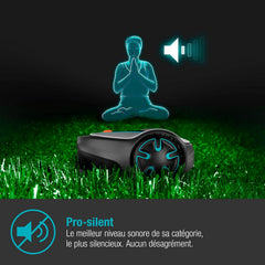 Tondeuse robot SILENO minimo 250 m虏 : Tondeuse intelligente avec connectivit optimale Programmable avec l'application Bluetooth庐 ,Version FR/NL (15201-26)