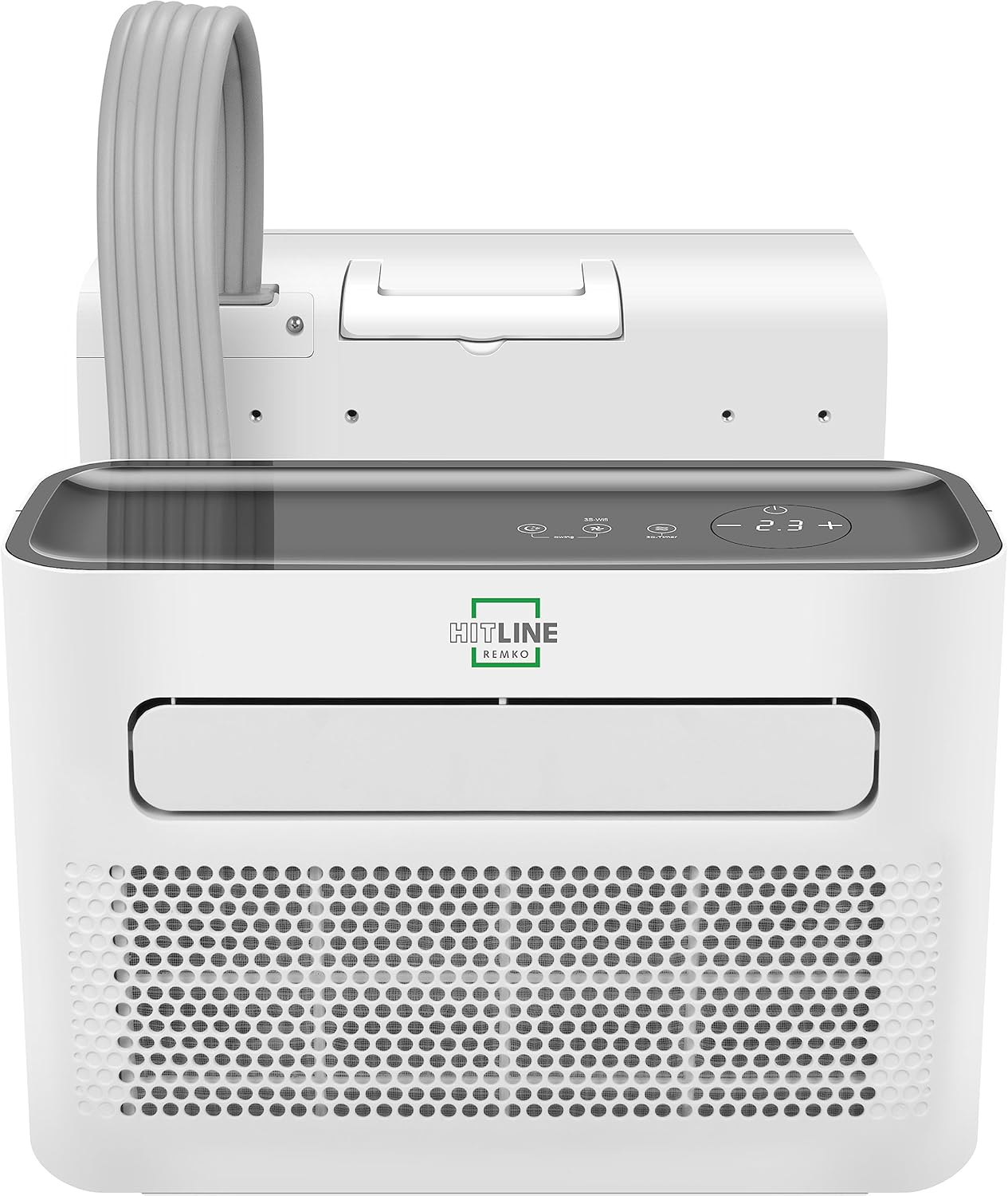 Remko Climatiseur mobile split idéal pour caravanes et campings Blanc - 1500W - Capacité 5118 BTU/hr - A++ - Mode nuit - Déshumidificateur inclus