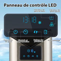 Machine  Glaons 24kg en 24h Panneau de Contr么le Tactile LED -