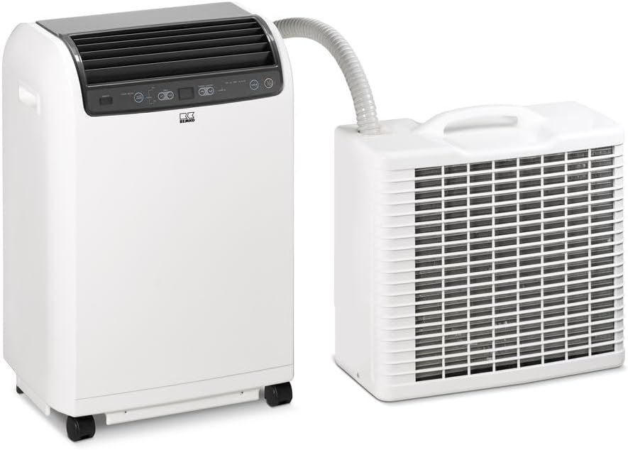REMKO RKL 495 DC - Climatiseur local - Split - Pour env. 120 m³ - Puissance de refroidissement : 4 3 kW - Avec télécommande