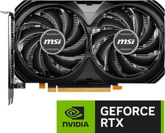 MSI Gaming Carte Graphique GeForce RTX 4060 8 Go GDRR6 128-bit HDMI/DP NVLink avec Ventilateur Torx 4.0 Carte Graphique avec Architecture Ada Lovelace (RTX 4060 Ventus 2X Black 8G OC)