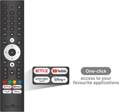 Smart Tech TV LED FHD 40' (101 cm) 40FV02V Smart TV VIDAA - Molotov Netflix Prime Video + Youtube Plex 3xHDMI - 2xUSB - Mode Hotel-2024