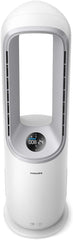 Philips Air Performer 2-en-1 : Purificateur & Ventilateur Rafraîchisseur – Nettoie 70m², Élimine 99,97% des Allergènes et Polluants. Filtre HEPA, Capteurs Intelligents, Alexa, Application (AMF765/10)