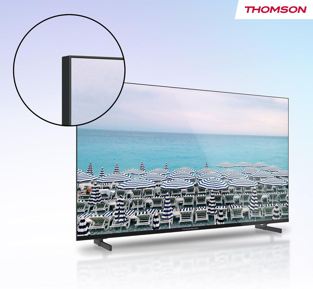 THOMSON 24 Pouces (60 cm) LED HD Easy TV - Non Smart - Hotel Mode USB HDMI Triple-Tuner (Câble/Satellite/Antenne) AV in CI+ A+ Panneau - 24HD2S13